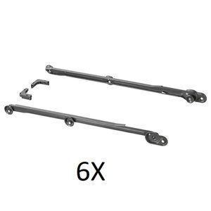 IKEA KOMPLEMENT Pull Out Rail (3 pair) for Baskets 22-7/8" Dark Gray 102.632.32